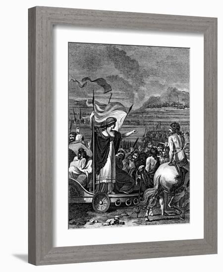 Boudicca (Boadice) Lst Century British Queen of Iceni, 1824-null-Framed Giclee Print