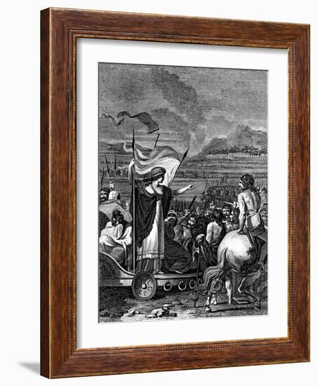 Boudicca (Boadice) Lst Century British Queen of Iceni, 1824-null-Framed Giclee Print