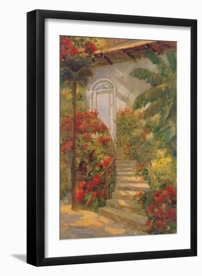 Bougainvillea Entry-Enrique Bolo-Framed Art Print