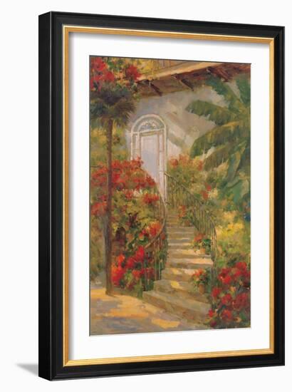 Bougainvillea Entry-Enrique Bolo-Framed Art Print