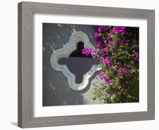 Bouganvilla Blooming, San Miguel De Allende, Guanajuato State, Mexico-Julie Eggers-Framed Photographic Print