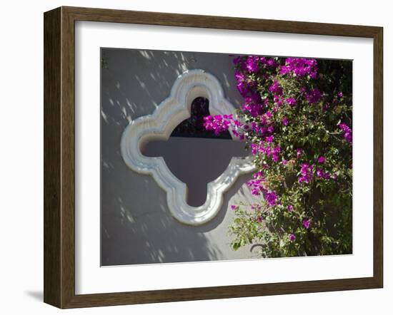 Bouganvilla Blooming, San Miguel De Allende, Guanajuato State, Mexico-Julie Eggers-Framed Photographic Print