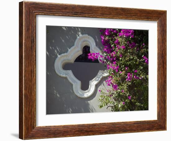 Bouganvilla Blooming, San Miguel De Allende, Guanajuato State, Mexico-Julie Eggers-Framed Photographic Print