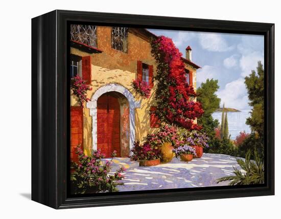 Bouganville-Guido Borelli-Framed Stretched Canvas