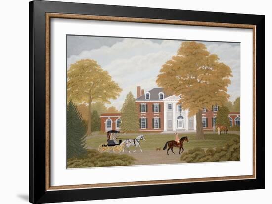 Bougemont, West Virginia-Vincent Haddelsey-Framed Giclee Print