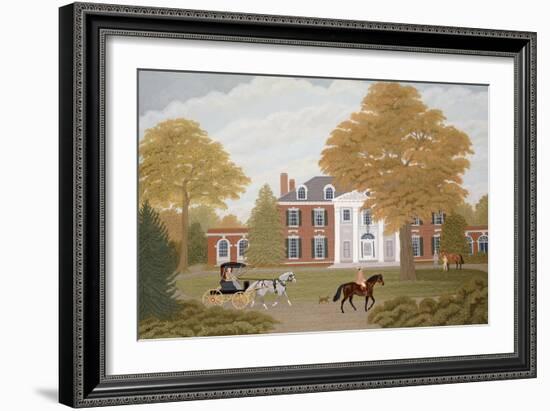 Bougemont, West Virginia-Vincent Haddelsey-Framed Giclee Print