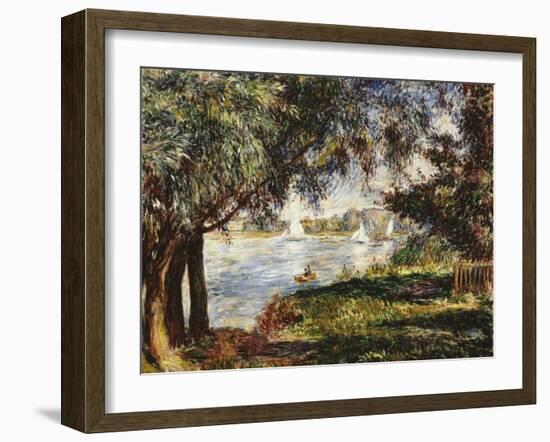 Bougival, 1888-Pierre-Auguste Renoir-Framed Giclee Print