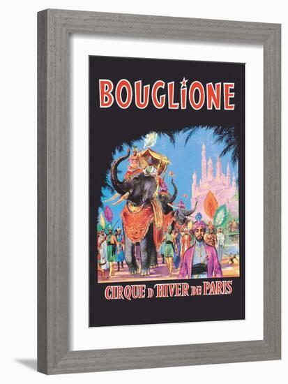 Bouglione, Cirque d'Hiver de Paris-null-Framed Art Print