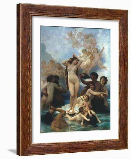 Bouguereau: Birth Of Venus-William Adolphe Bouguereau-Framed Giclee Print