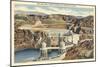 Boulder Dam and Arizona Spillway-null-Mounted Art Print