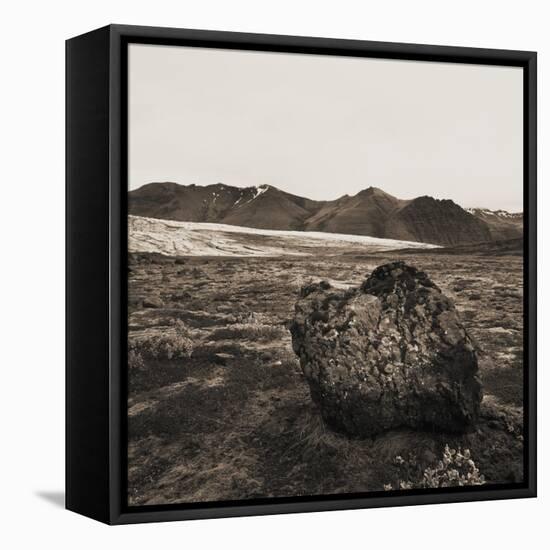 Boulder in Glacial Till-null-Framed Premier Image Canvas