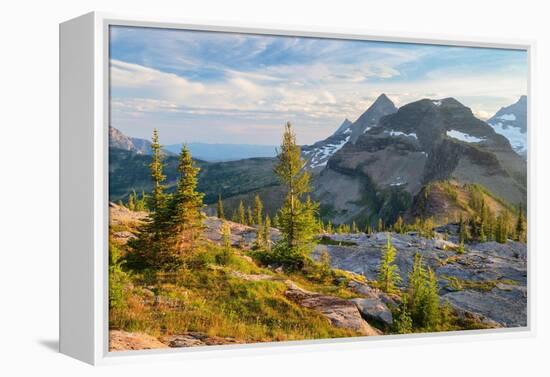 Boulder Pass Glacier National Park-Alan Majchrowicz-Framed Premier Image Canvas