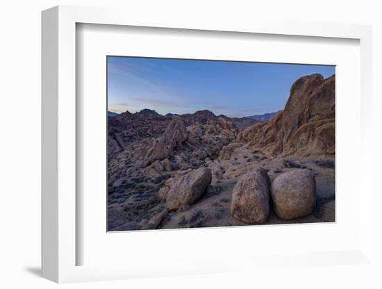 Boulders and Granite Hills, Alabama Hills, Inyo National Forest-James Hager-Framed Photographic Print