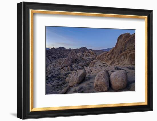 Boulders and Granite Hills, Alabama Hills, Inyo National Forest-James Hager-Framed Photographic Print