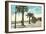 Boulevard along Beach, Santa Barbara, California-null-Framed Art Print