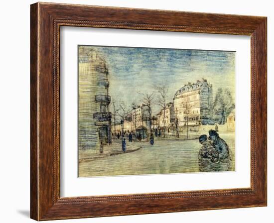 Boulevard de Clichy-Vincent van Gogh-Framed Giclee Print