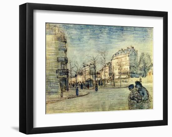 Boulevard de Clichy-Vincent van Gogh-Framed Giclee Print