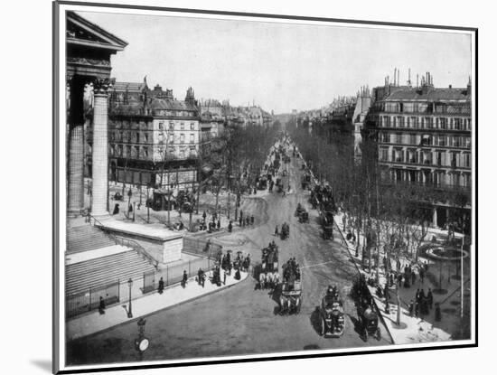 Boulevard De La Madeleine, Paris, Late 19th Century-John L Stoddard-Mounted Giclee Print