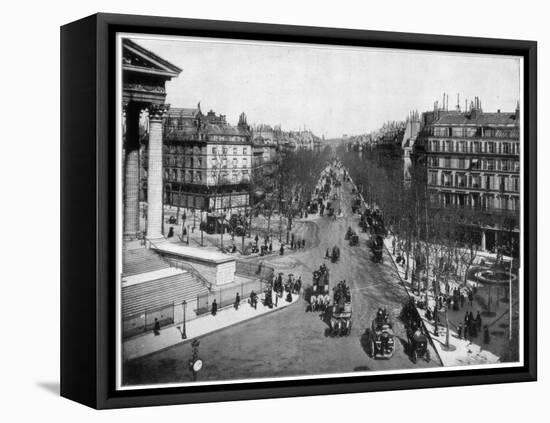 Boulevard De La Madeleine, Paris, Late 19th Century-John L Stoddard-Framed Premier Image Canvas