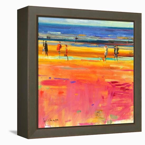 Boulevard De La Plage, 2011-Peter Graham-Framed Premier Image Canvas