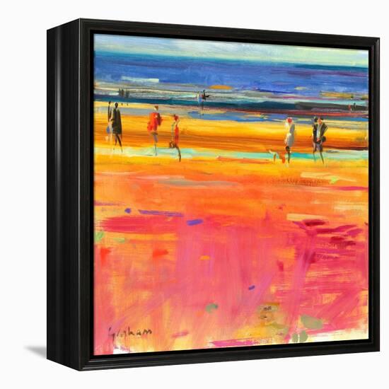 Boulevard De La Plage, 2011-Peter Graham-Framed Premier Image Canvas