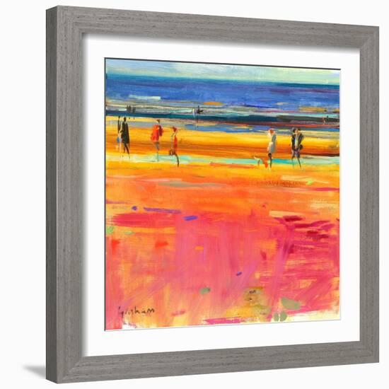 Boulevard De La Plage, 2011-Peter Graham-Framed Giclee Print