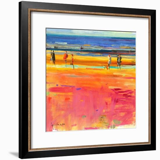 Boulevard De La Plage, 2011-Peter Graham-Framed Giclee Print