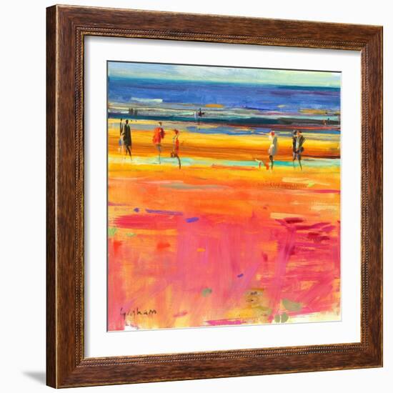 Boulevard De La Plage, 2011-Peter Graham-Framed Giclee Print