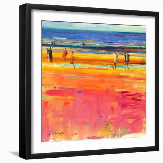 Boulevard De La Plage, 2011-Peter Graham-Framed Giclee Print