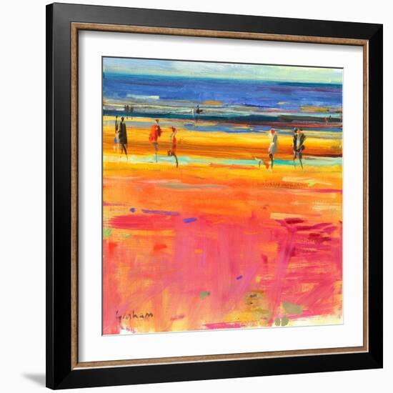 Boulevard De La Plage, 2011-Peter Graham-Framed Giclee Print