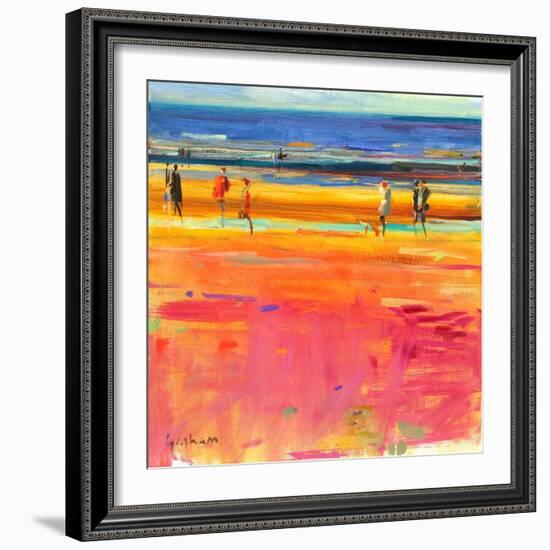 Boulevard De La Plage, 2011-Peter Graham-Framed Giclee Print