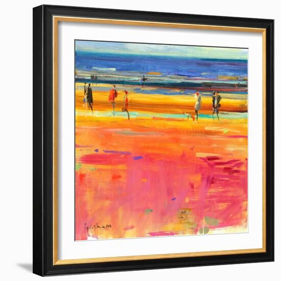 Boulevard De La Plage, 2011-Peter Graham-Framed Giclee Print