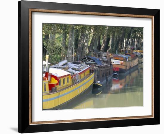 Boulevard De Monplaisir, Canal Du Midi, Unesco World Heritage Site, Haute-Garonne-Bruno Barbier-Framed Photographic Print