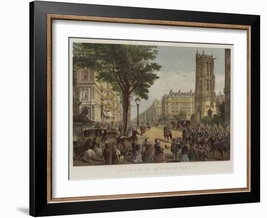 Boulevard De Sebastopol, Paris-Richard Principal Leitch-Framed Giclee Print