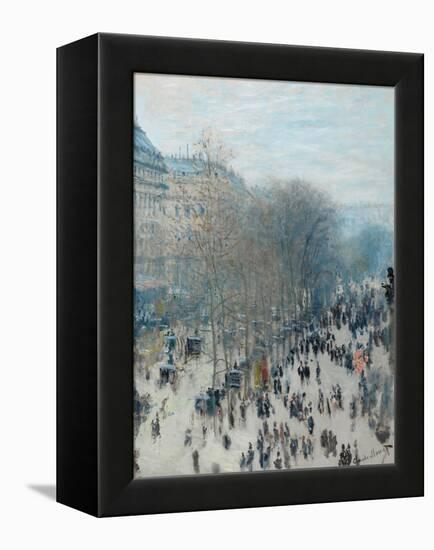 Boulevard Des Capucines, 1873-4-Claude Monet-Framed Premier Image Canvas