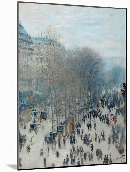 Boulevard Des Capucines, 1873-4-Claude Monet-Mounted Giclee Print