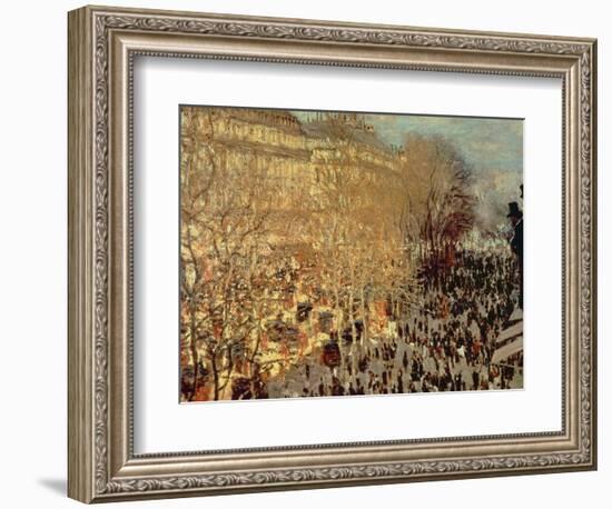 Boulevard Des Capucines, 1873-Claude Monet-Framed Giclee Print