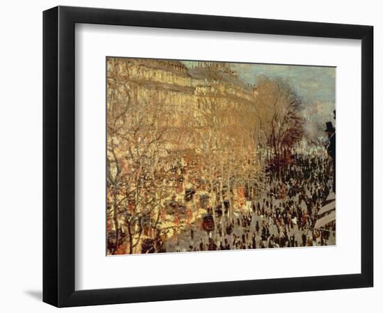 Boulevard Des Capucines, 1873-Claude Monet-Framed Giclee Print