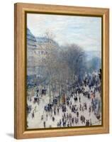 Boulevard Des Capucines-Claude Monet-Framed Premier Image Canvas