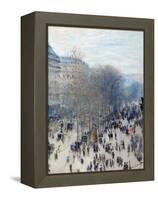 Boulevard Des Capucines-Claude Monet-Framed Premier Image Canvas