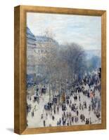 Boulevard Des Capucines-Claude Monet-Framed Premier Image Canvas
