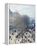 Boulevard Des Capucines-Claude Monet-Framed Premier Image Canvas