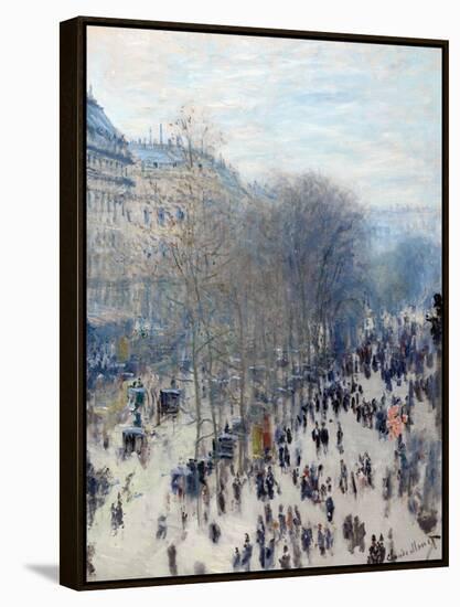 Boulevard Des Capucines-Claude Monet-Framed Premier Image Canvas