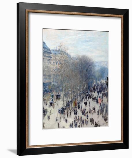 Boulevard Des Capucines-Claude Monet-Framed Giclee Print