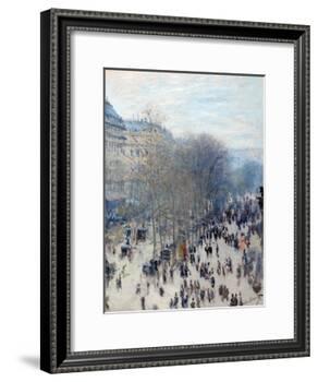 Boulevard Des Capucines-Claude Monet-Framed Giclee Print