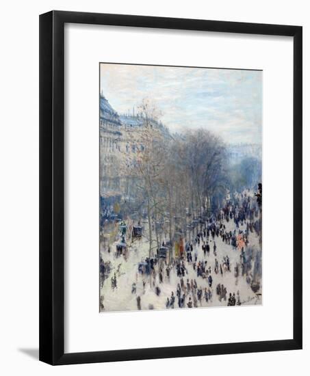 Boulevard Des Capucines-Claude Monet-Framed Giclee Print