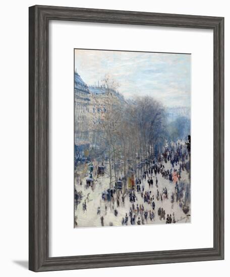 Boulevard Des Capucines-Claude Monet-Framed Giclee Print