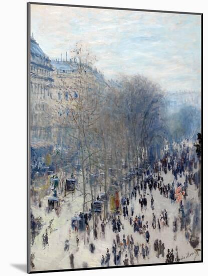 Boulevard Des Capucines-Claude Monet-Mounted Giclee Print
