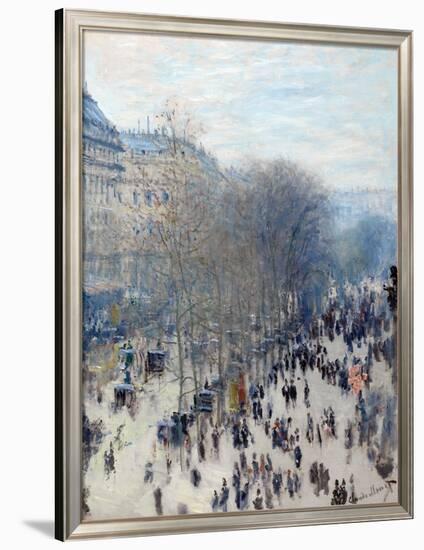 Boulevard Des Capucines-Claude Monet-Framed Giclee Print