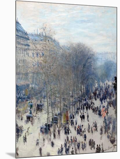 Boulevard Des Capucines-Claude Monet-Mounted Giclee Print